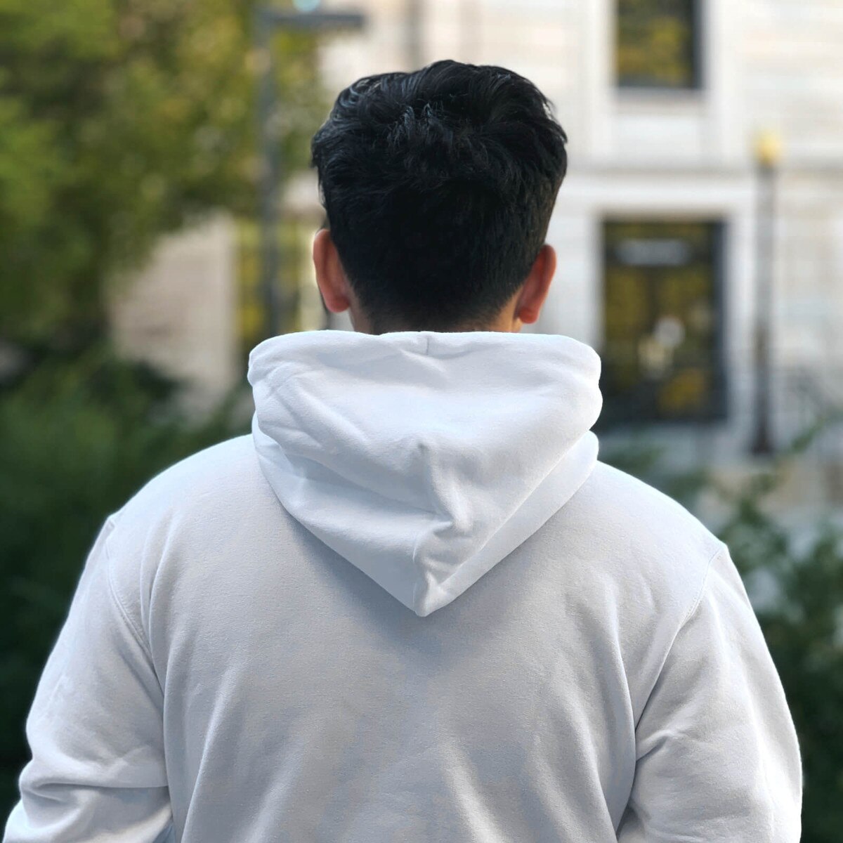 Champion® Walking Cy White Hoodie